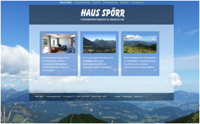 Website-Referenz Ebert und Partner: Haus Spörr