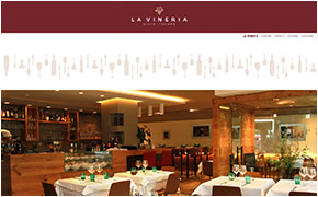 Website-Referenz Ebert und Partner: Italienisches Restaurant Starnberg La Vineria