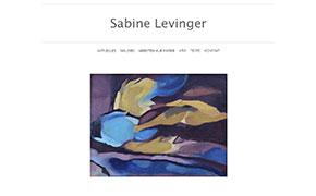 Website-Referenz Ebert und Partner: Sabine Levinger, Malerin in Mnchen